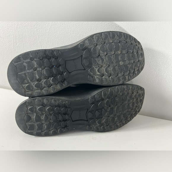 Men’s 7/ Womens 8 Native Black Faux Leather Shoes Lunar Landing Apollo 2.0 - Picture 6 of 8